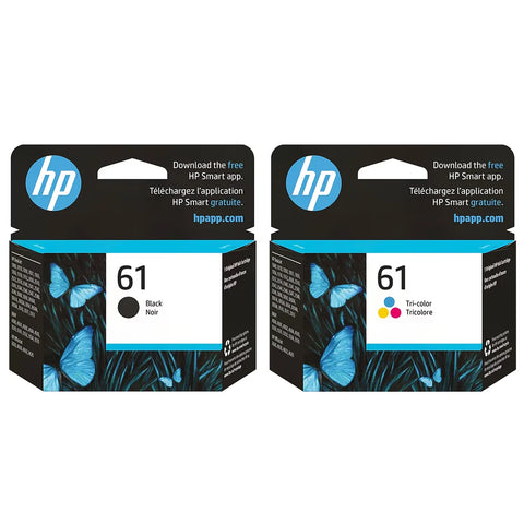 HP 61 back & Tri-Color Ink Cartridge