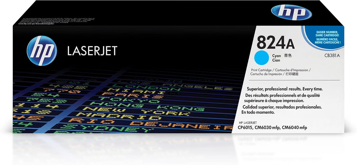 HP Original 824A Cyan Toner Cartridge