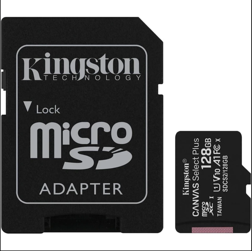 Kingston 128 GB memory card